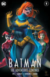 Cover for Batman: The Adventures Continue (DC, 2020 series) #1 [Black Flag Warren Louw Minimal Trade Dress Cover]