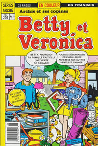 Cover Thumbnail for Betty et Véronica (Editions Héritage, 1971 series) #206
