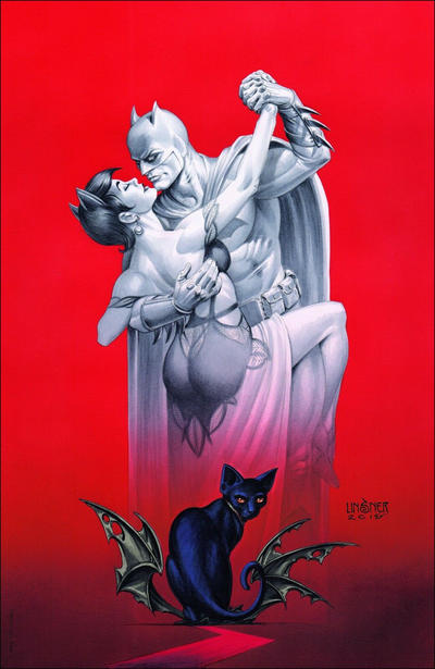 Cover for Batman (DC, 2016 series) #50 [Galaxy Comics Joseph Michael Linsner Virgin Cover]