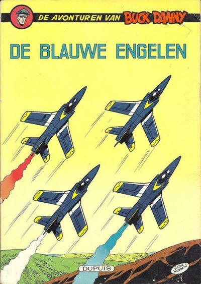Cover for Buck Danny (Dupuis, 1949 series) #36 - De blauwe engelen [Herdruk 1972]