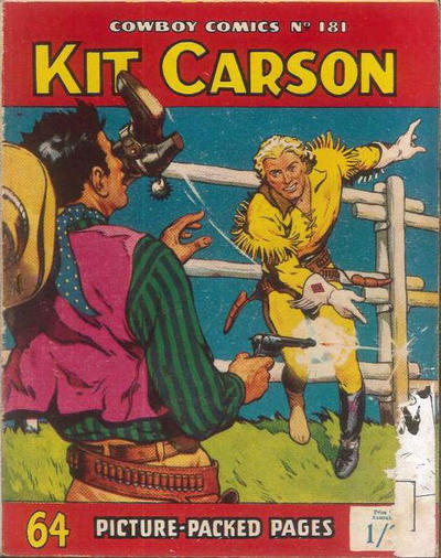 Cover for Cowboy Comics (Amalgamated Press, 1950 series) #181 [Australia]