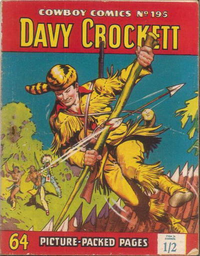 Cover for Cowboy Comics (Amalgamated Press, 1950 series) #195 [Australia]