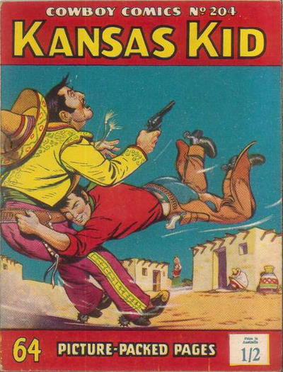 Cover for Cowboy Comics (Amalgamated Press, 1950 series) #204 [Australia]