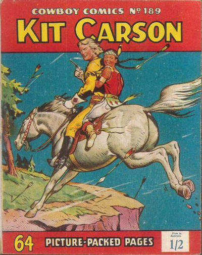 Cover for Cowboy Comics (Amalgamated Press, 1950 series) #189 [Australia]