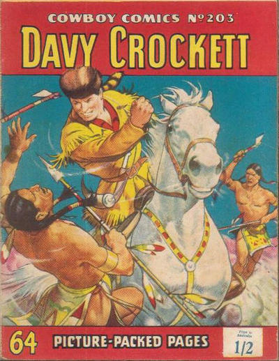Cover for Cowboy Comics (Amalgamated Press, 1950 series) #203 [Australia]
