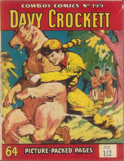Cover for Cowboy Comics (Amalgamated Press, 1950 series) #199 [Australia]
