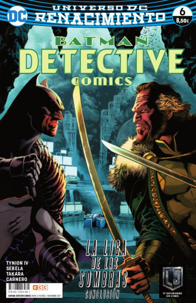 Cover for Batman: Detective Comics (ECC Ediciones, 2017 series) #6