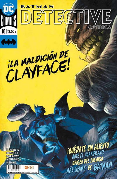 Cover for Batman: Detective Comics (ECC Ediciones, 2017 series) #10