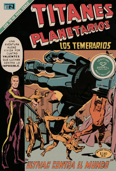 Cover for Titanes Planetarios (Editorial Novaro, 1953 series) #351