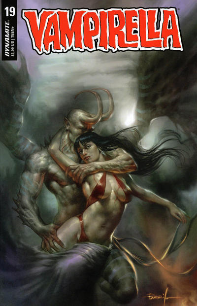 Cover for Vampirella (Dynamite Entertainment, 2019 series) #19 [Cover A Lucio Parrillo]