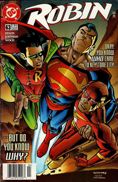 Cover for Robin (DC, 1993 series) #63 [Newsstand]