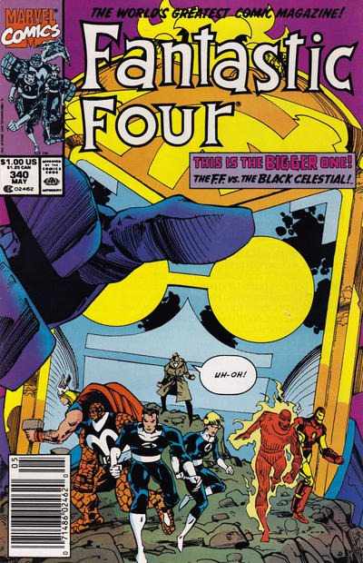 Cover for Fantastic Four (Marvel, 1961 series) #340 [Mark Jewelers]
