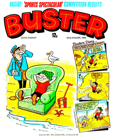 Cover for Buster (IPC, 1960 series) #23 August 1980 [1024]