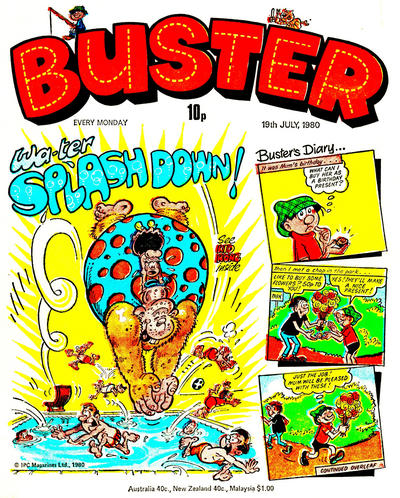 Cover for Buster (IPC, 1960 series) #19 July 1980 [1019]