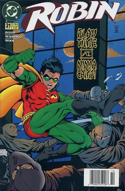 Cover for Robin (DC, 1993 series) #21 [Newsstand]