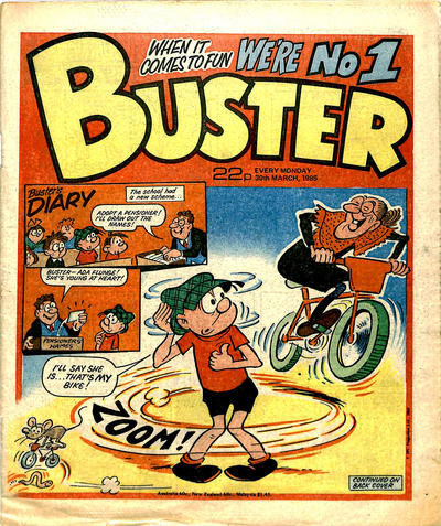 Cover for Buster (IPC, 1960 series) #30 March 1985 [1264]