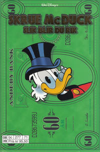 Cover for Donald Duck Tema pocket; Walt Disney's Tema pocket (Hjemmet / Egmont, 1997 series) #[24] - Skrue McDuck slik blir du rik [Reutsendelse]