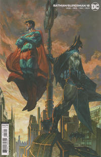 Cover Thumbnail for Batman / Superman (DC, 2019 series) #18 [Simone Bianchi Cardstock Variant Cover]