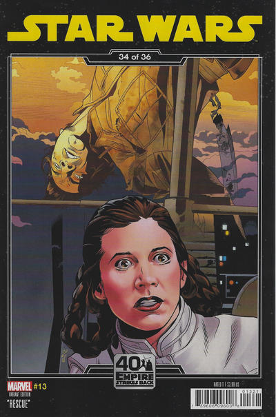 Cover for Star Wars (Marvel, 2020 series) #13 [Sprouse Empire Strikes Back Variant]