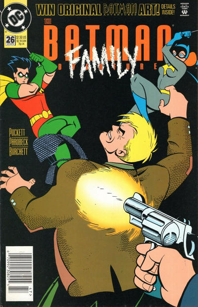 Cover for The Batman Adventures (DC, 1992 series) #26 [Newsstand]