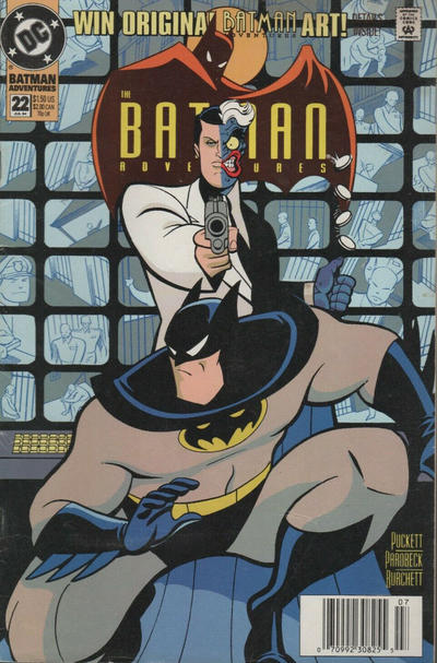 Cover for The Batman Adventures (DC, 1992 series) #22 [Newsstand]