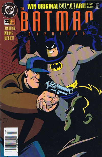 Cover for The Batman Adventures (DC, 1992 series) #33 [Newsstand]