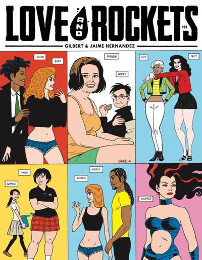 Cover for Love and Rockets (Fantagraphics, 2016 series) #1 [Ghost Variant]