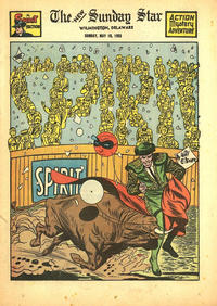 Cover Thumbnail for The Spirit (Register and Tribune Syndicate, 1940 series) #5/18/1952 [Wilmington, Delaware]