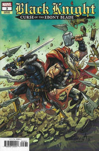 Cover Thumbnail for Black Knight: Curse of the Ebony Blade (Marvel, 2021 series) #3 [Sergio Dávila Cover]