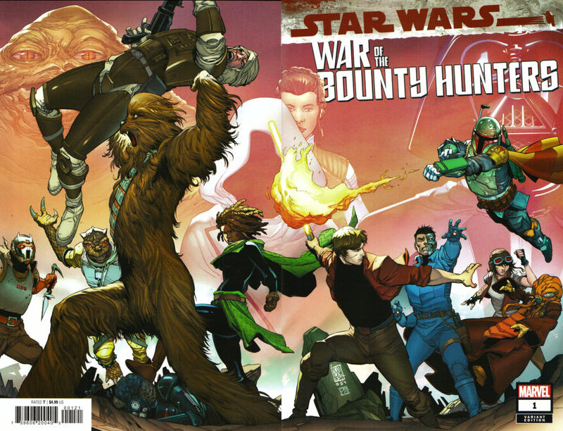 Cover for Star Wars: War of the Bounty Hunters (Marvel, 2021 series) #1 [Camuncoli Wraparound Variant]