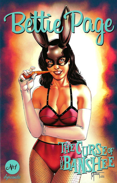 Cover for Bettie Page and the Curse of the Banshee (Dynamite Entertainment, 2021 series) #1 [Cover A Marat Mychaels]