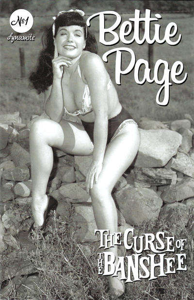 Cover for Bettie Page and the Curse of the Banshee (Dynamite Entertainment, 2021 series) #1 [Cover E Pin-Up]