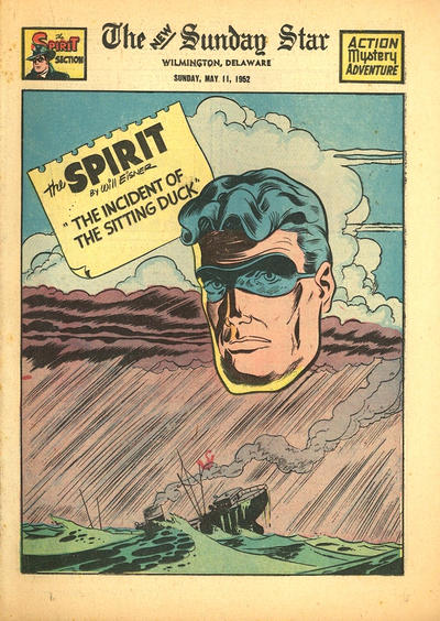 Cover for The Spirit (Register and Tribune Syndicate, 1940 series) #5/11/1952 [Wilmington, Delaware]