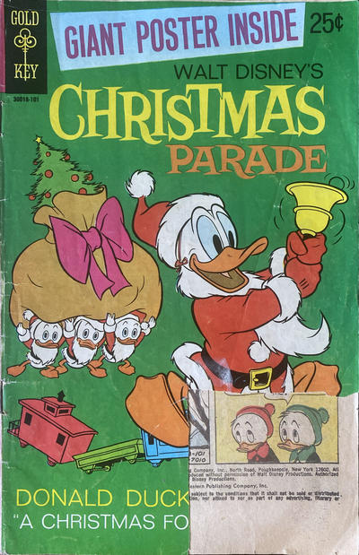 Cover for Walt Disney's Christmas Parade (Western, 1963 series) #8 [Third Printing]