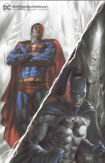Cover for Batman / Superman (DC, 2019 series) #1 [Blank Variant Cover]
