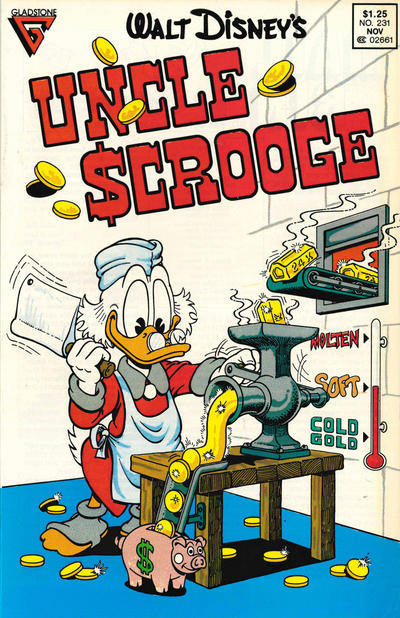 Cover for Walt Disney's Uncle Scrooge (Gladstone, 1986 series) #231 [Canadian]