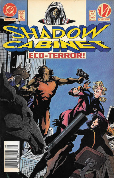 Cover for Shadow Cabinet (DC, 1994 series) #3 [Newsstand]
