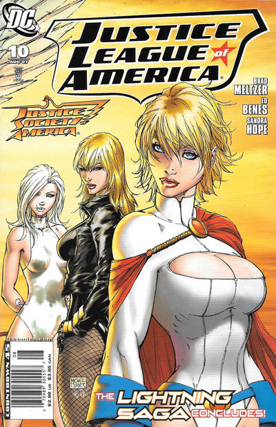 Cover for Justice League of America (DC, 2006 series) #10 [Newsstand]