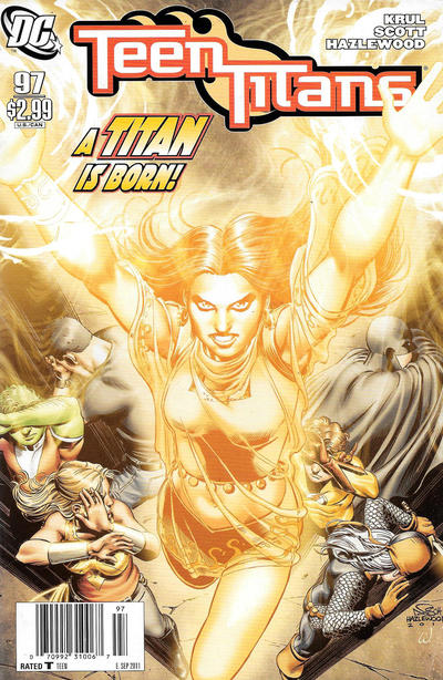 Cover for Teen Titans (DC, 2003 series) #97 [Newsstand]