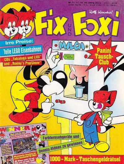 Cover for Fix und Foxi (Pabel Verlag, 1953 series) #v42#11