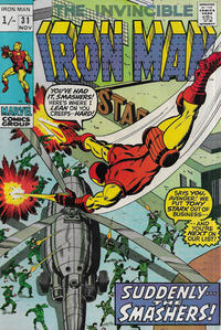 Cover for Iron Man (Marvel, 1968 series) #31 [British]