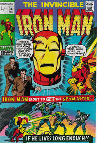 Cover for Iron Man (Marvel, 1968 series) #34 [British]