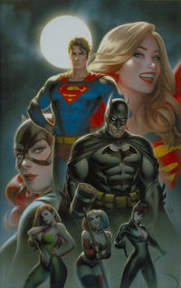 Cover Thumbnail for Batman / Superman (DC, 2019 series) #1 [Warren Louw Virgin Cover]