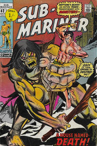 Cover for Sub-Mariner (Marvel, 1968 series) #42 [British]