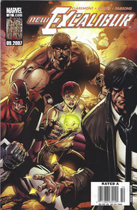 Cover Thumbnail for New Excalibur (Marvel, 2006 series) #22 [Newsstand]
