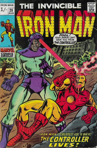 Cover for Iron Man (Marvel, 1968 series) #28 [British]