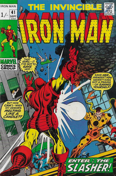 Cover for Iron Man (Marvel, 1968 series) #41 [British]