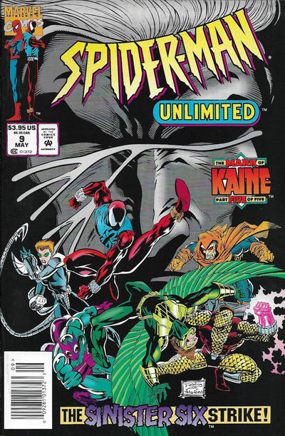 Cover for Spider-Man Unlimited (Marvel, 1993 series) #9 [Newsstand]