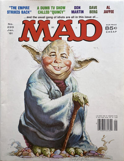 Cover for Mad (EC, 1952 series) #220 [85¢]