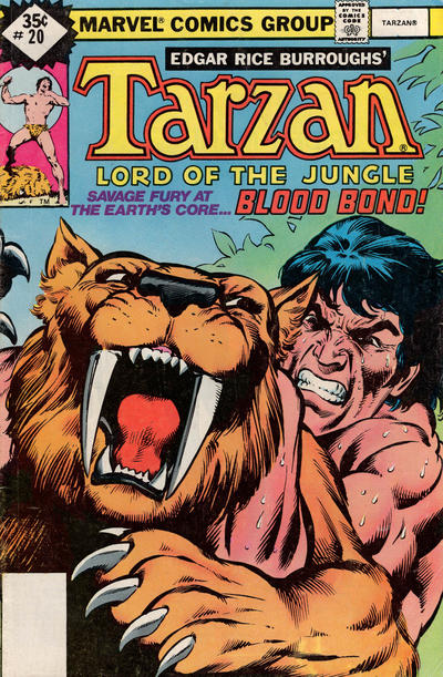 Cover for Tarzan (Marvel, 1977 series) #20 [Whitman]